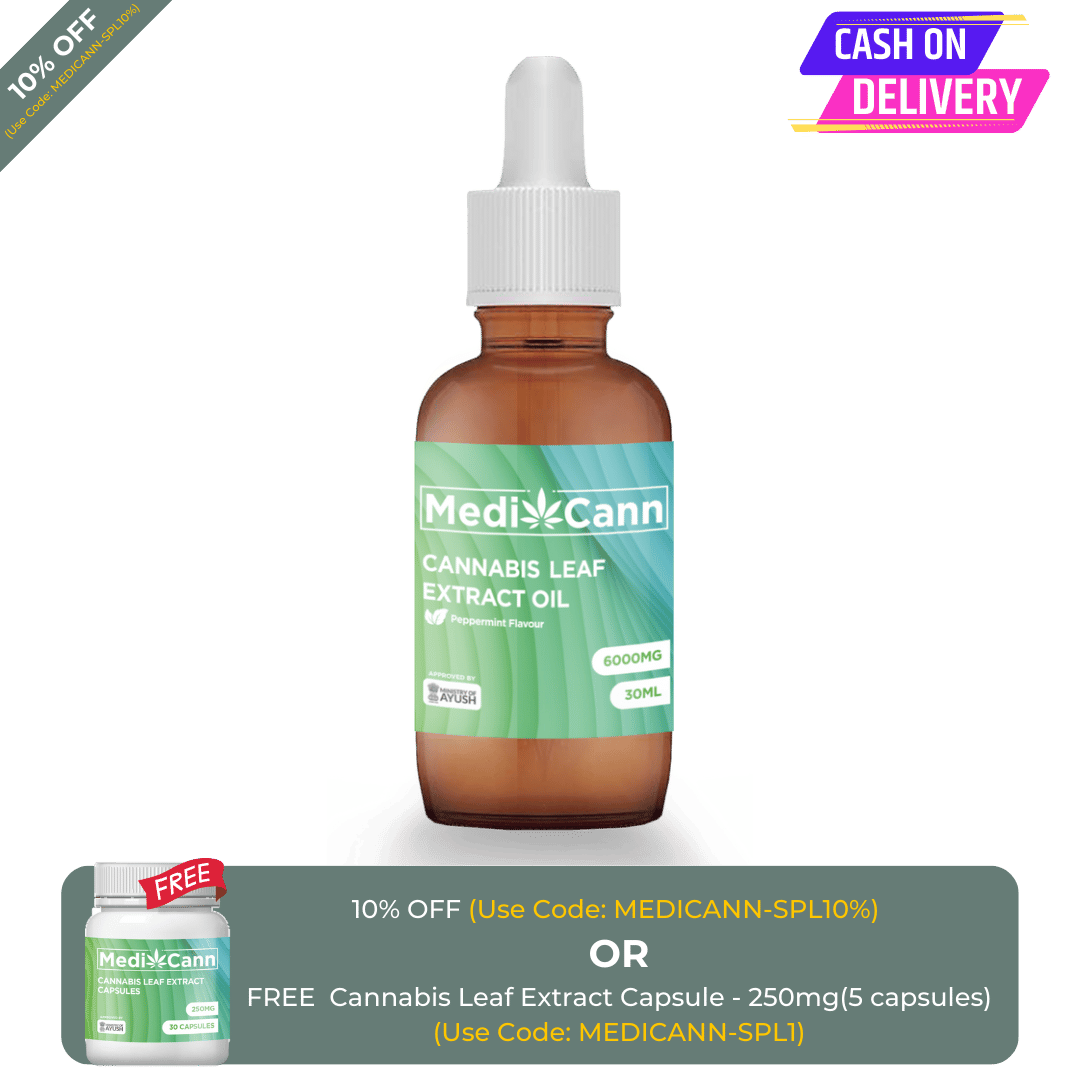 Medicann- Cannabis Leaf Extract Oil - Peppermint Flavour