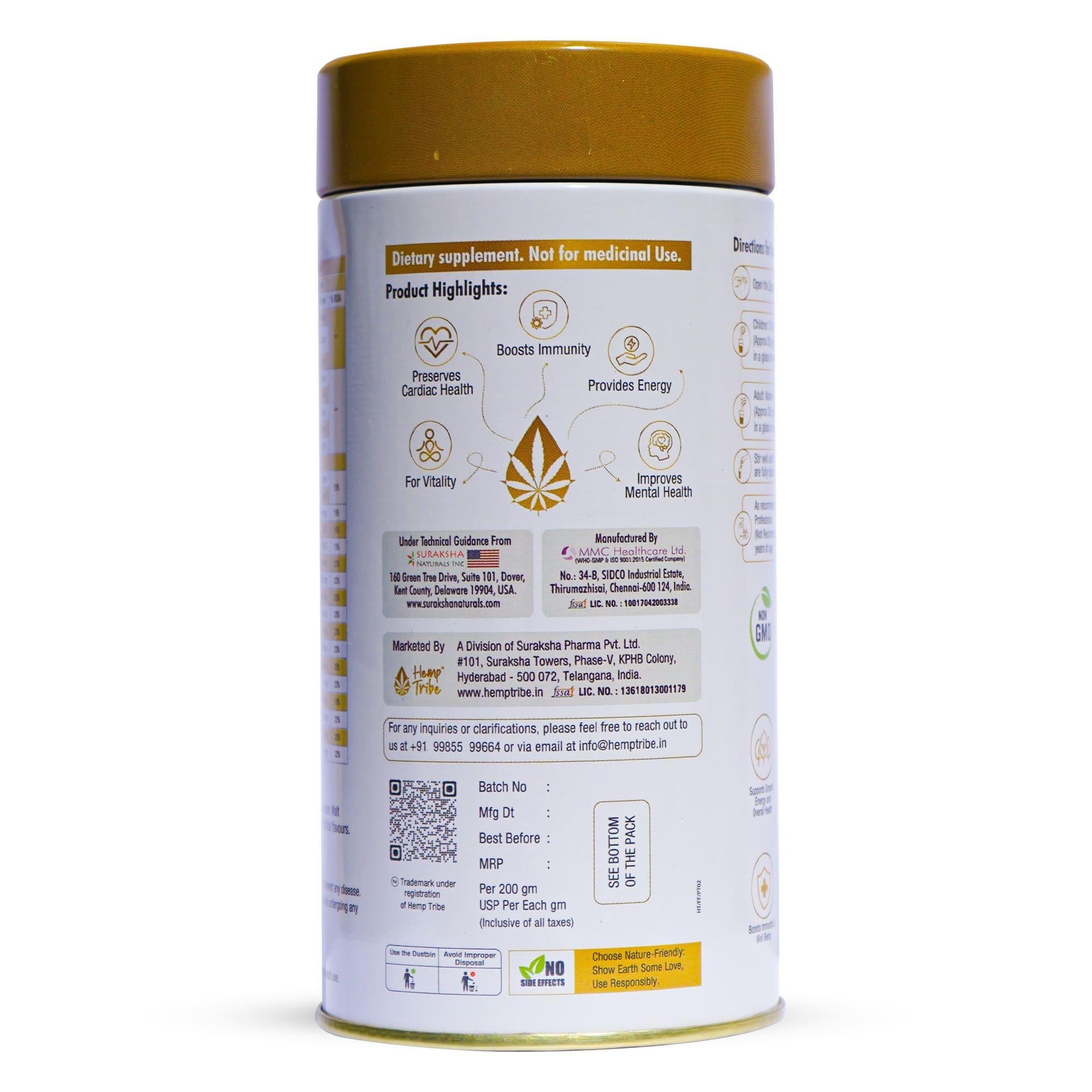 Hemp Tribe- Family Fit | Milk Protein with Hemp.