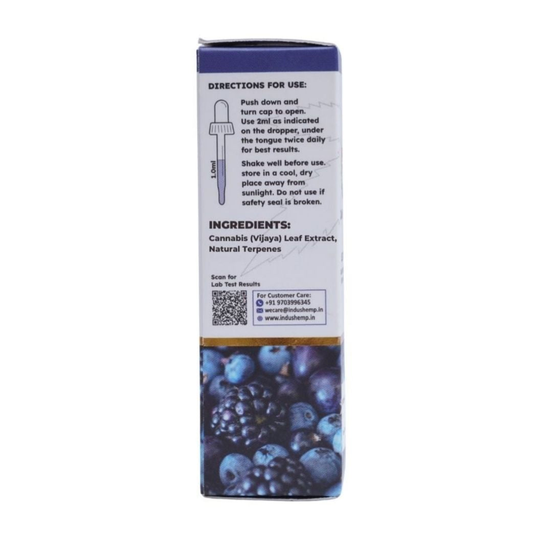 Indus Hemp Sleep CBD Oil | Blueberry & Blackberry Flavour | 750-1500-2200mg