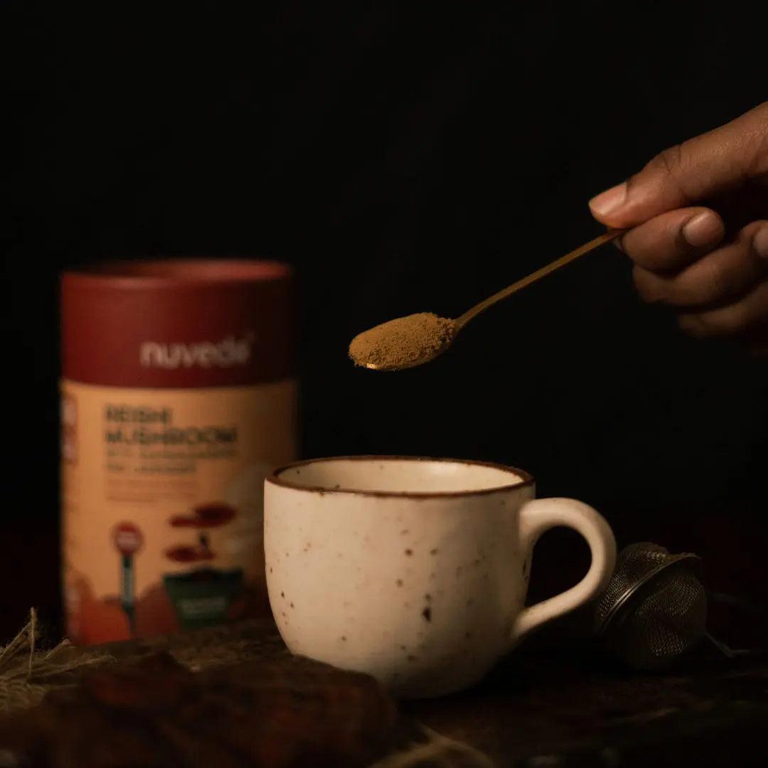 Nuvedo - Reishi Mushroom Dual Extract with Ashwagandha and Lavender.