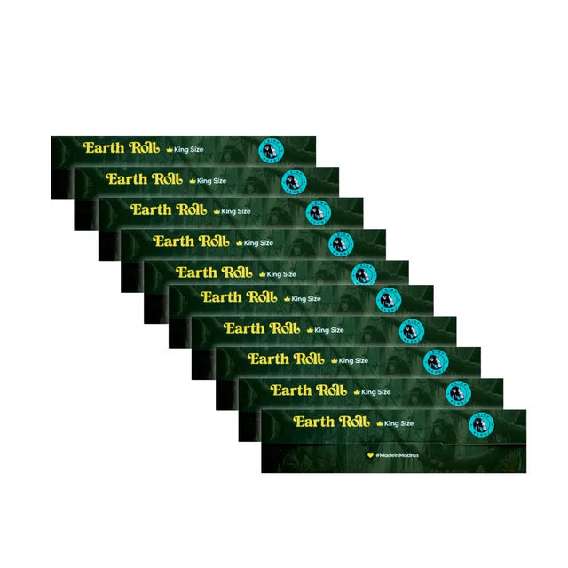Chimp x Herbs Earth Roll | 32 Natural Rolling Papers & 32 Filter Tips