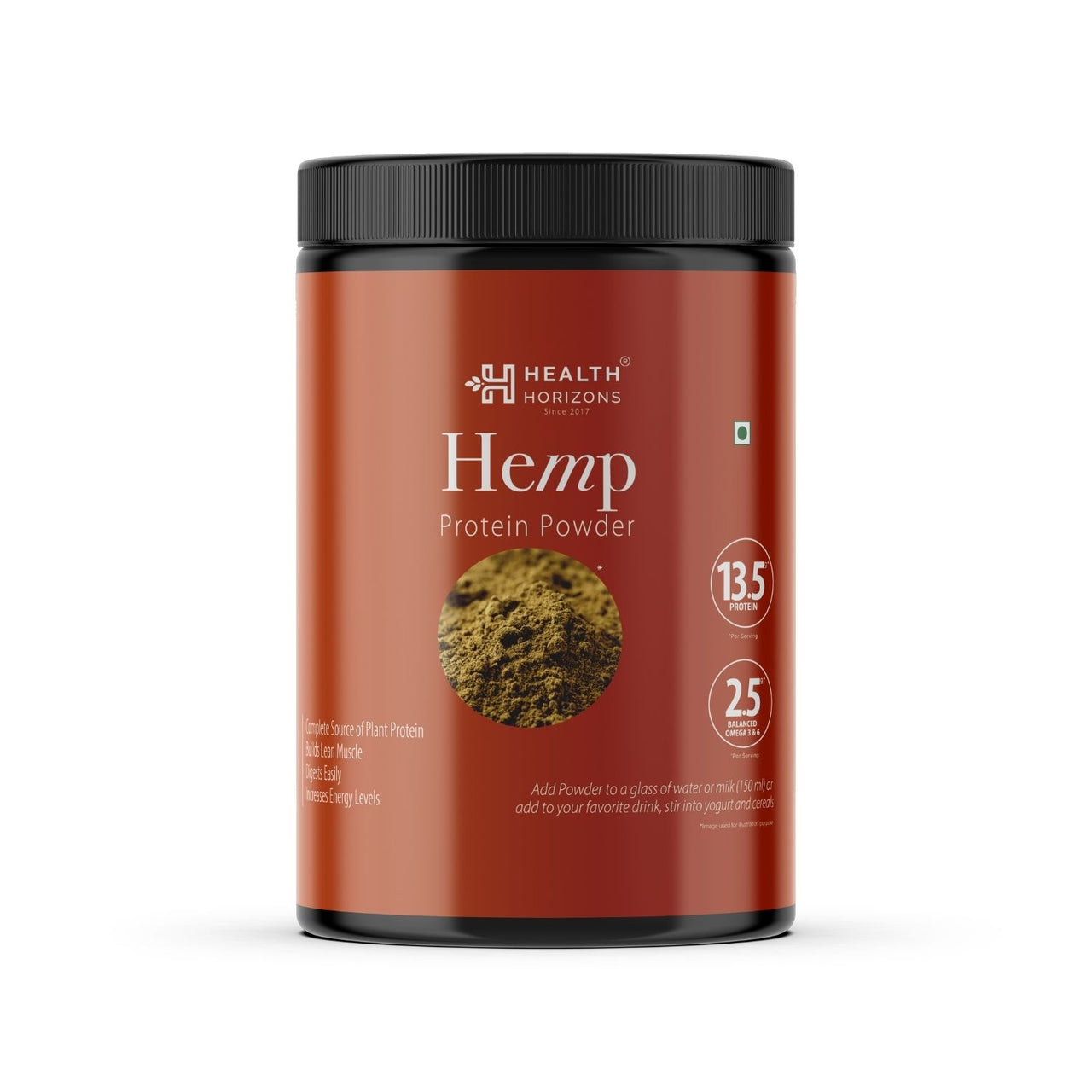 Health Horizons Hemp Protein Powder - Earthy Flavour - CBD Store India