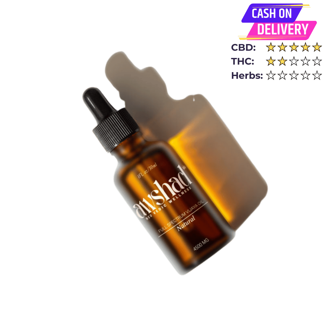 Awshad - Full Spectrum Cannabis Oil - 4500MG - 30ML - CBD Store India