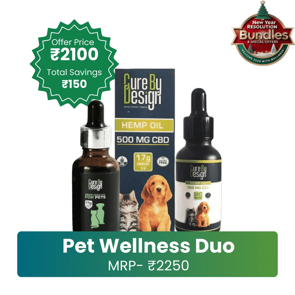 Cure By Design- Pet Wellness Duo.