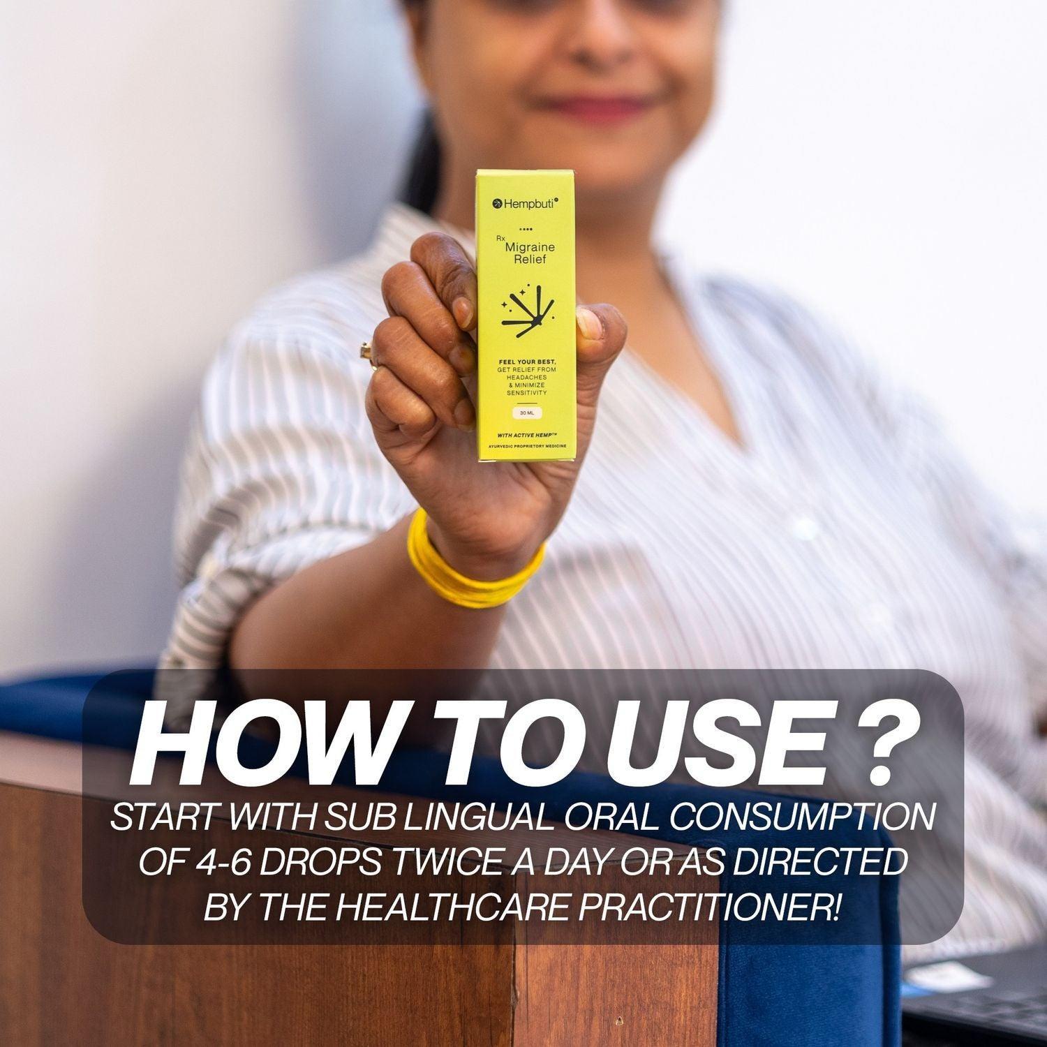 Hempbuti Rx Migraine Aid 30 Ml.