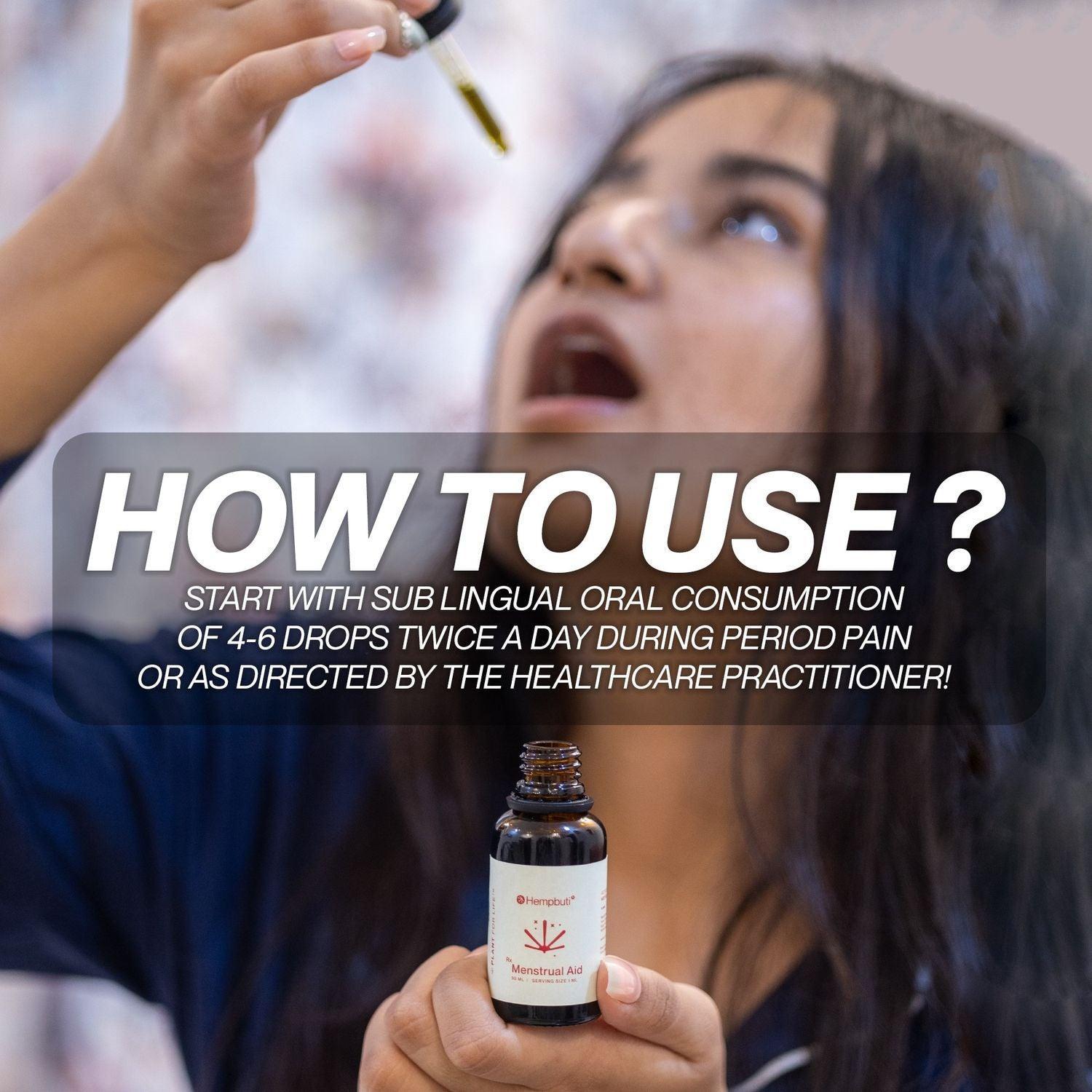 Hempbuti Rx Menstrual Aid 30 Ml.