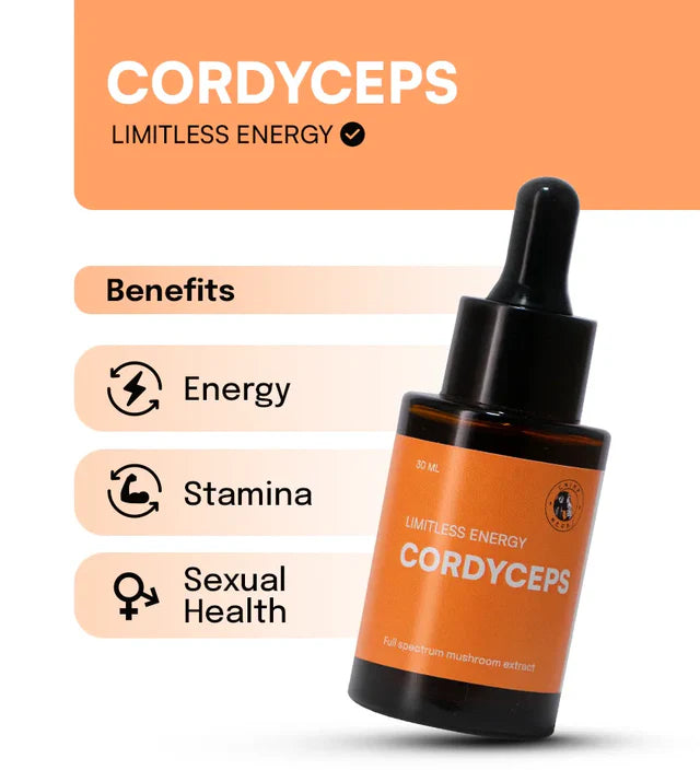 Chimp x Herbs Cordyceps Tincture | Physical Energy & Stamina Support 30ml