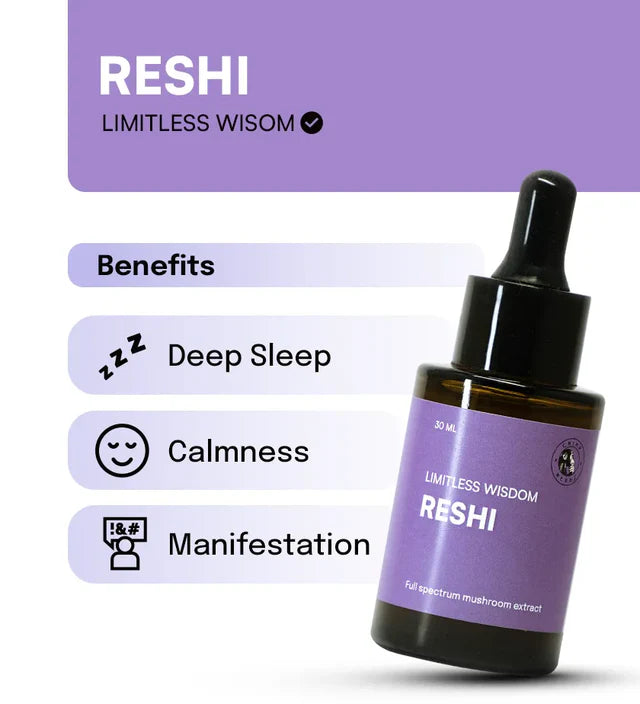 Chimp x Herbs Reishi Tincture| Deep Sleep & Wisdom | 30ml