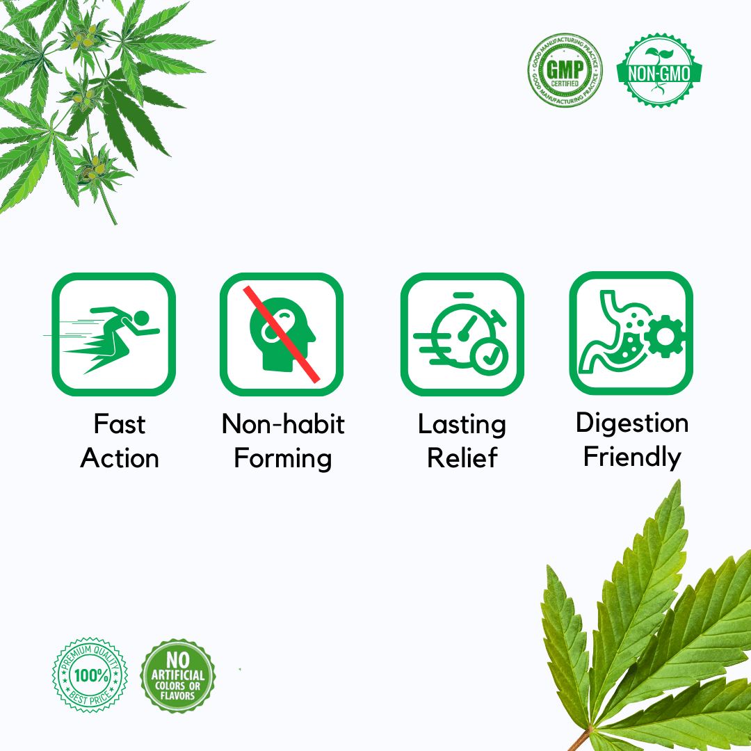Medicann- Cannabis Leaf Extract Capsule - 50mg.