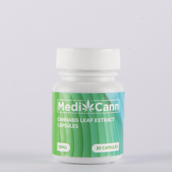 Medicann- Cannabis Leaf Extract Capsule - 50mgCapsulesMedicann Cannabis Capsules - Cannabis Leaf Extract