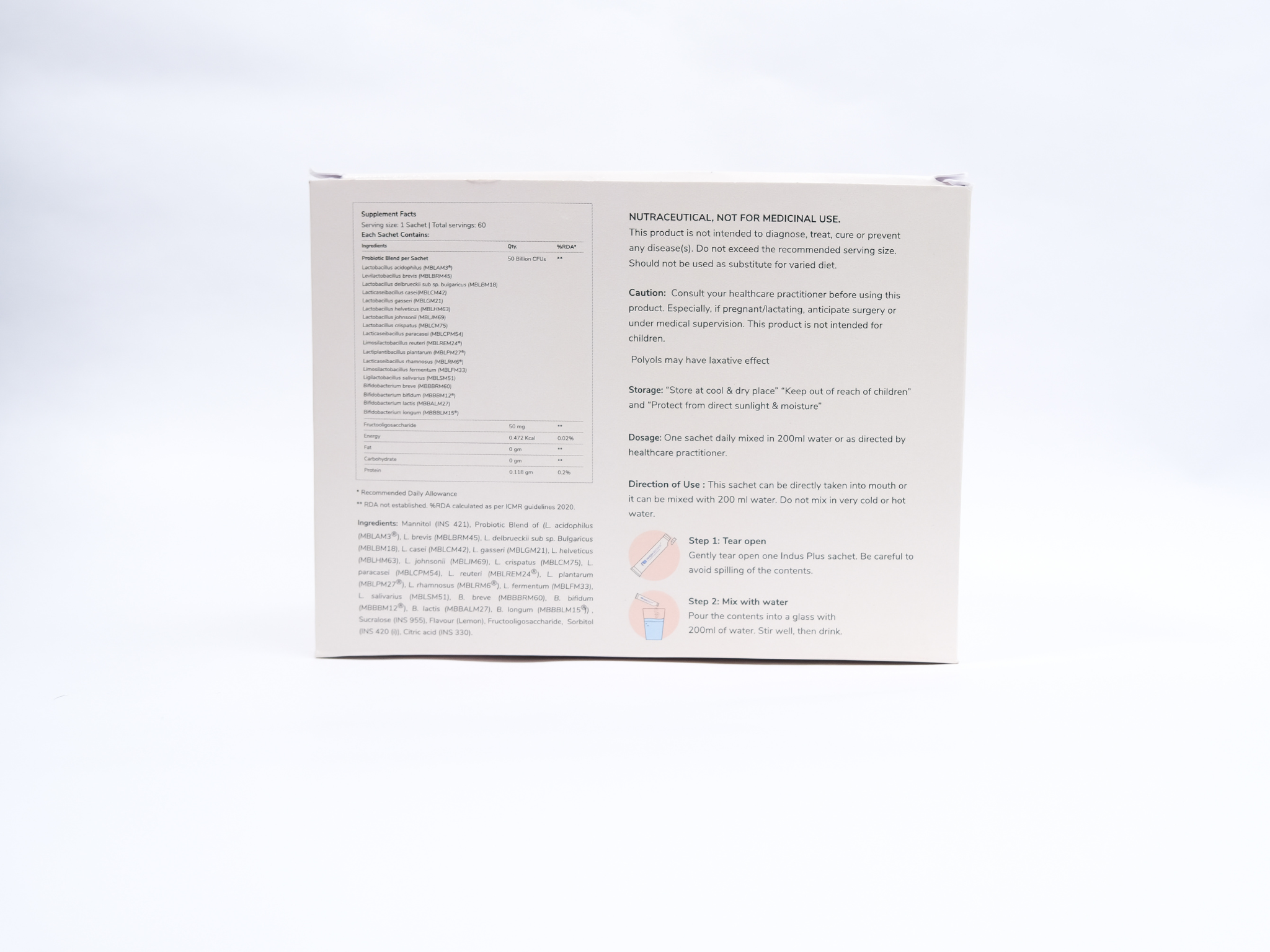 RychBiome by BugSpeaks - Indus Plus Sachets - 60 Sachets.