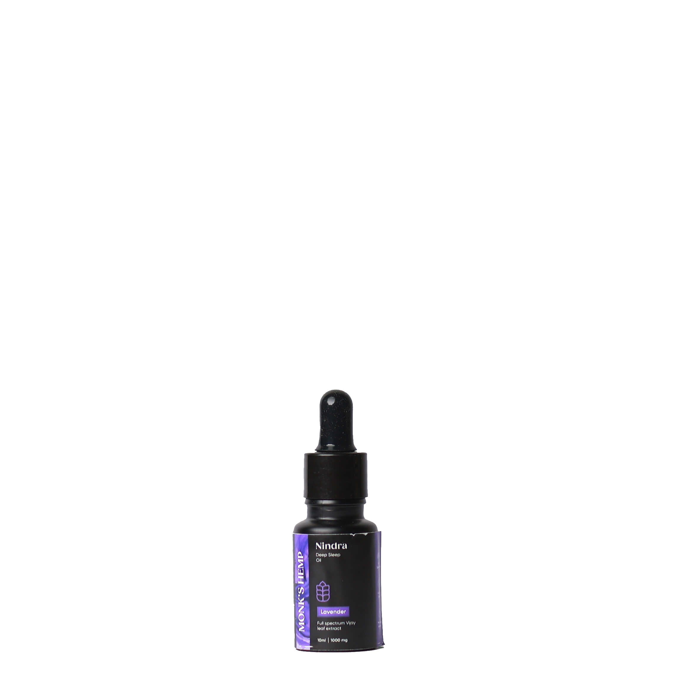 Monk's Hemp Nindra (1:1) Deep Sleep CBD Oil- Lavender (30ml)