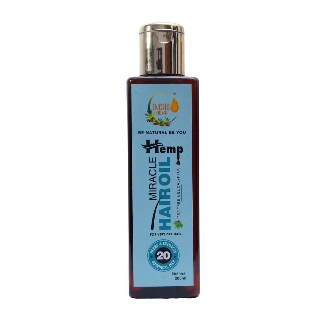 Indus Hemp - Hair Oil - Tea Tree and Eucalyptus | 200ML.