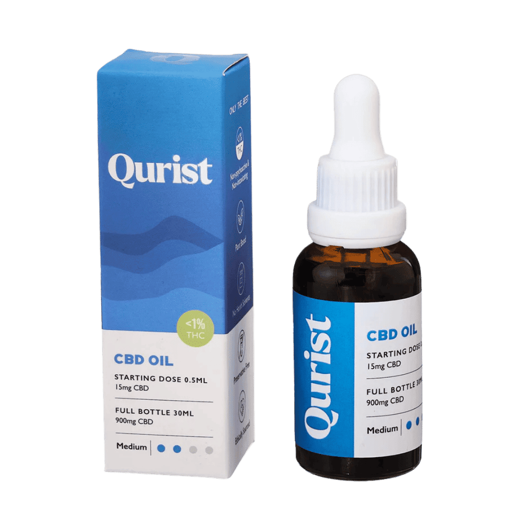 Qurist CBD Oil - Medium 900mg - CBD Store India