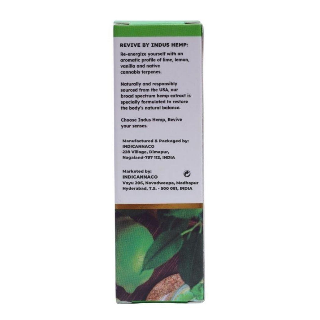 INDUS HEMP CBD Oil Revive – Peppermint & Lime | Stress & Joint Pain Relief (750mg/1500mg/2200mg).