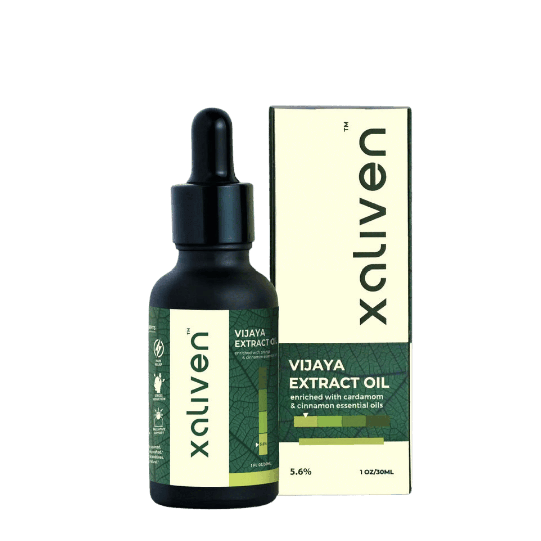 Xaliven- Vijaya Full Spectrum Oil for Focus & Calm- CBD, THC & other Cannabinoids - 5.6%(1680mg) - CBD Store India