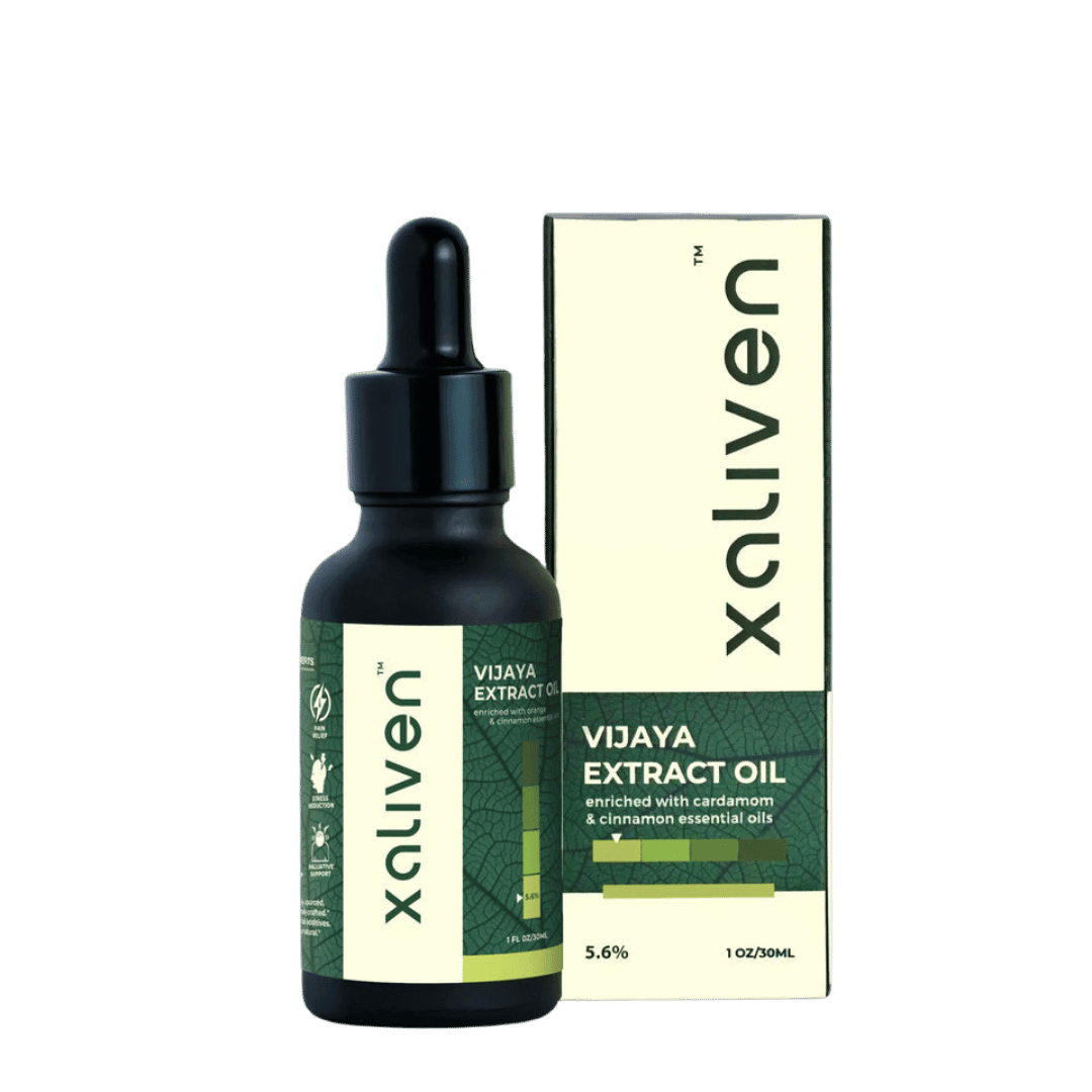 CBD Oil - Xaliven- Vijaya Full Spectrum Oil For Focus & Calm- CBD, THC & Other Cannabinoids - 5.6%(1680mg)