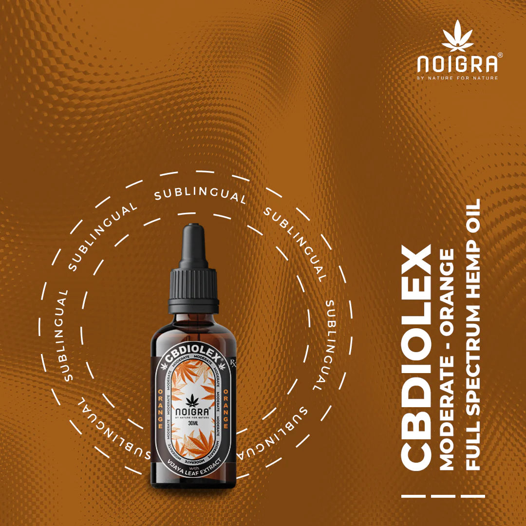 Noigra Cbdiolex Sublingual Drops (Moderate)Cannabis OilNoigra Cbdiolex Drops - CBD Sublingual Drops | Mint & Orange