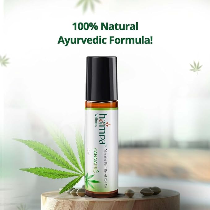 Hampa Wellness Migraine Pain Relief Roll OnRoll on