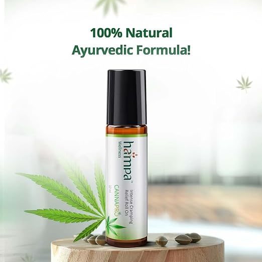 Hampa Intense Cramping Relief Roll On | Roll-On for Menstrual Cramp and Period PainRoll On