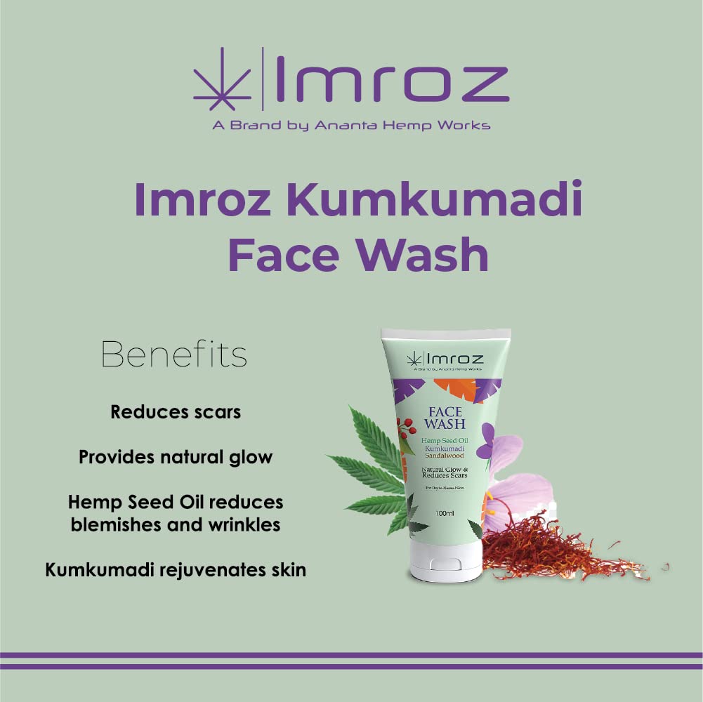 Imroz - Face Wash With Hemp Seed Oil & Kumkumadi - 100 ml