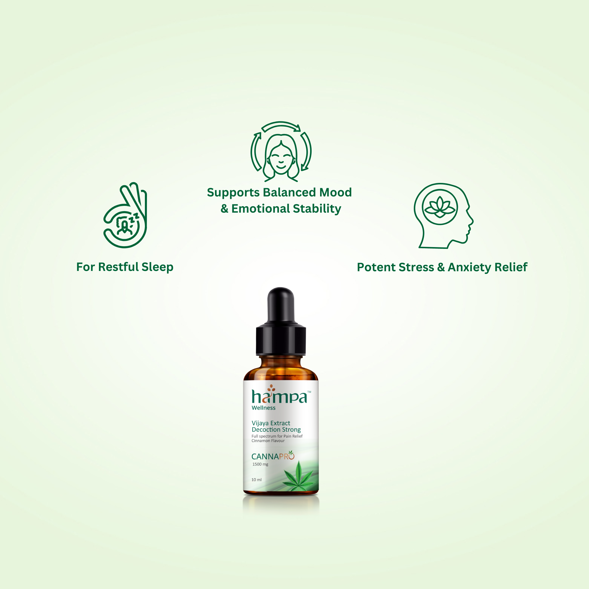 Hampa Medical Cannabis Extract Decoction Strong 10ml.