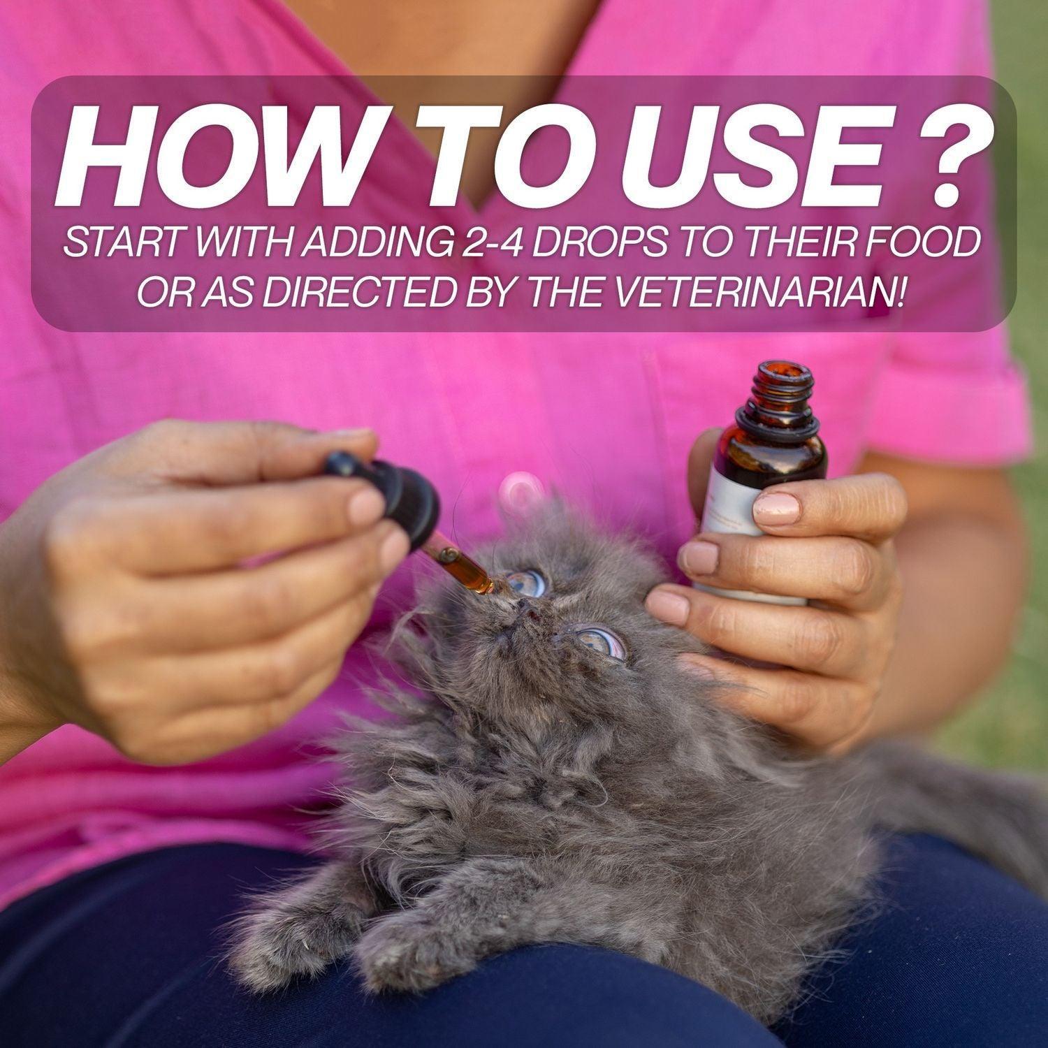 Hempbuti Overparent Supplement Drops For Small Pets 30 Ml.