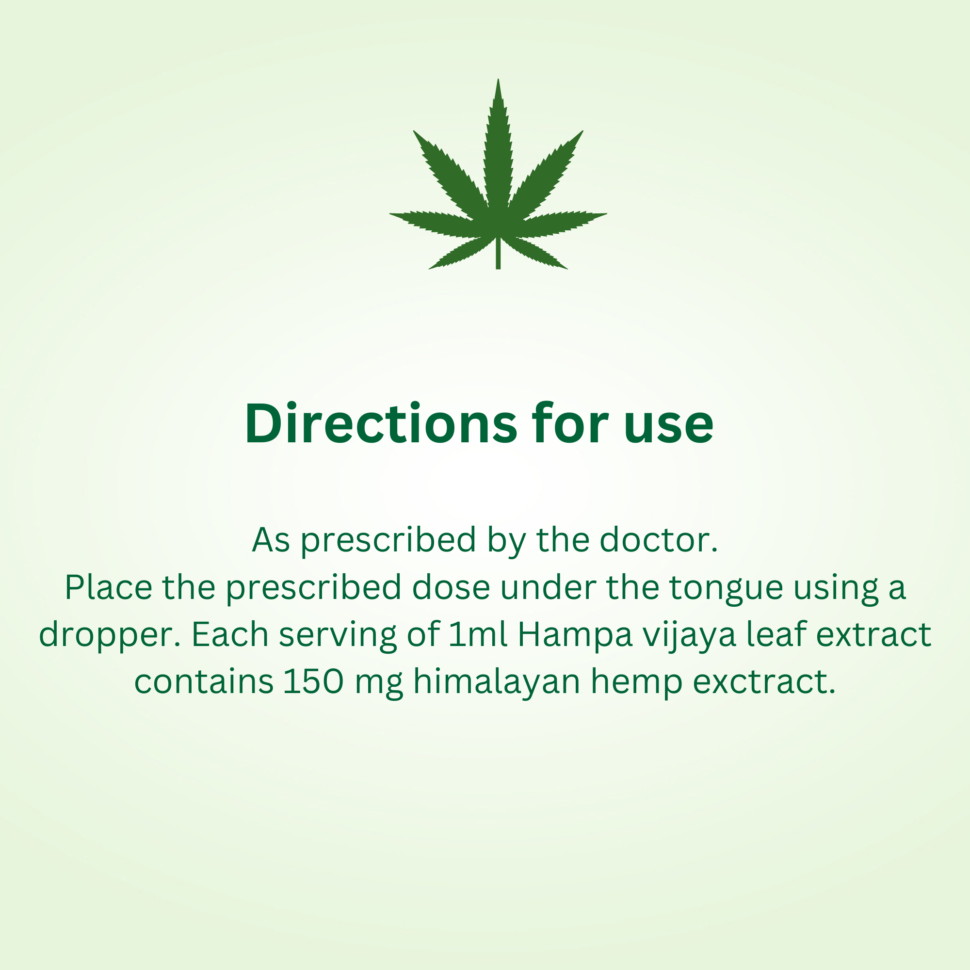 Hampa Medical Cannabis Extract Decoction Strong 10ml.