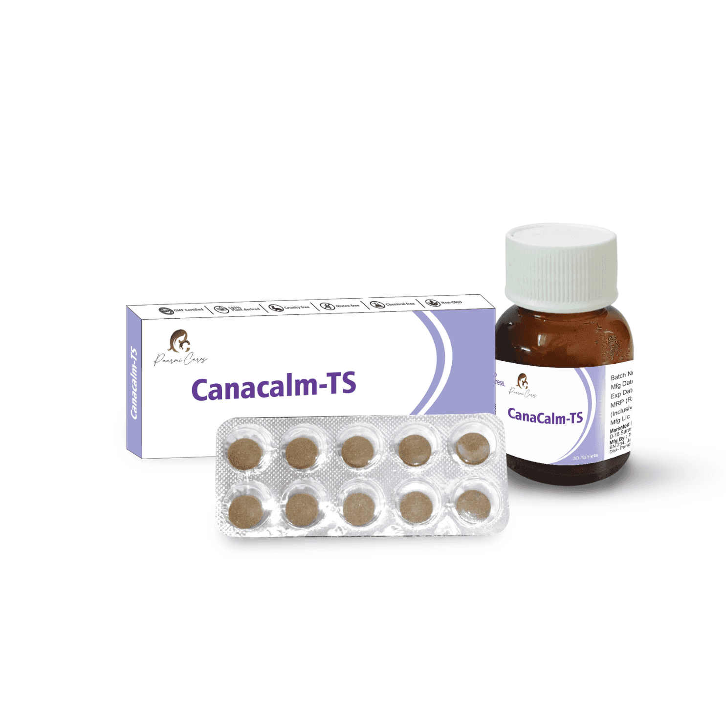 Paarmi Cares- CanaCalm-TS Medical Cannabis Pills (For Hypertension).