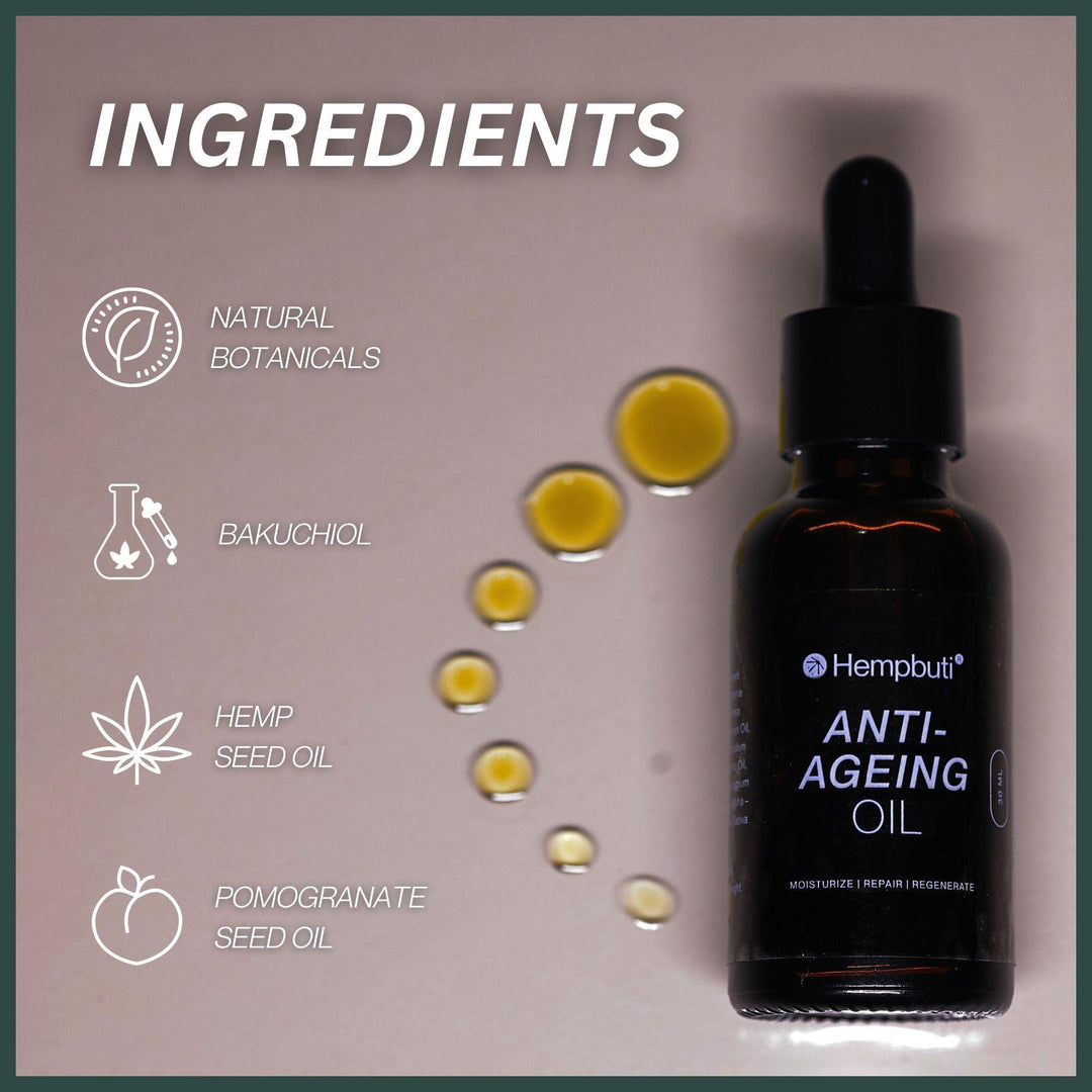 Hempbuti- Anti Ageing Oil 30 MlAnti Ageing OilHempbuti Anti Ageing Oil 30ml - Youthful Skin