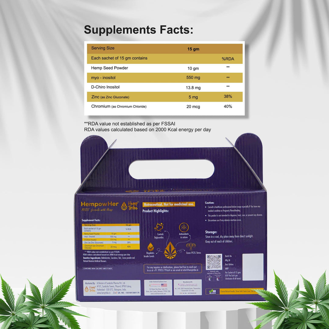 Hemp Tribe- Hempowher | for Women's Wellnesswomen's wellnessHempowHer for Women's Wellness - Hemp Seed | PCOS Support