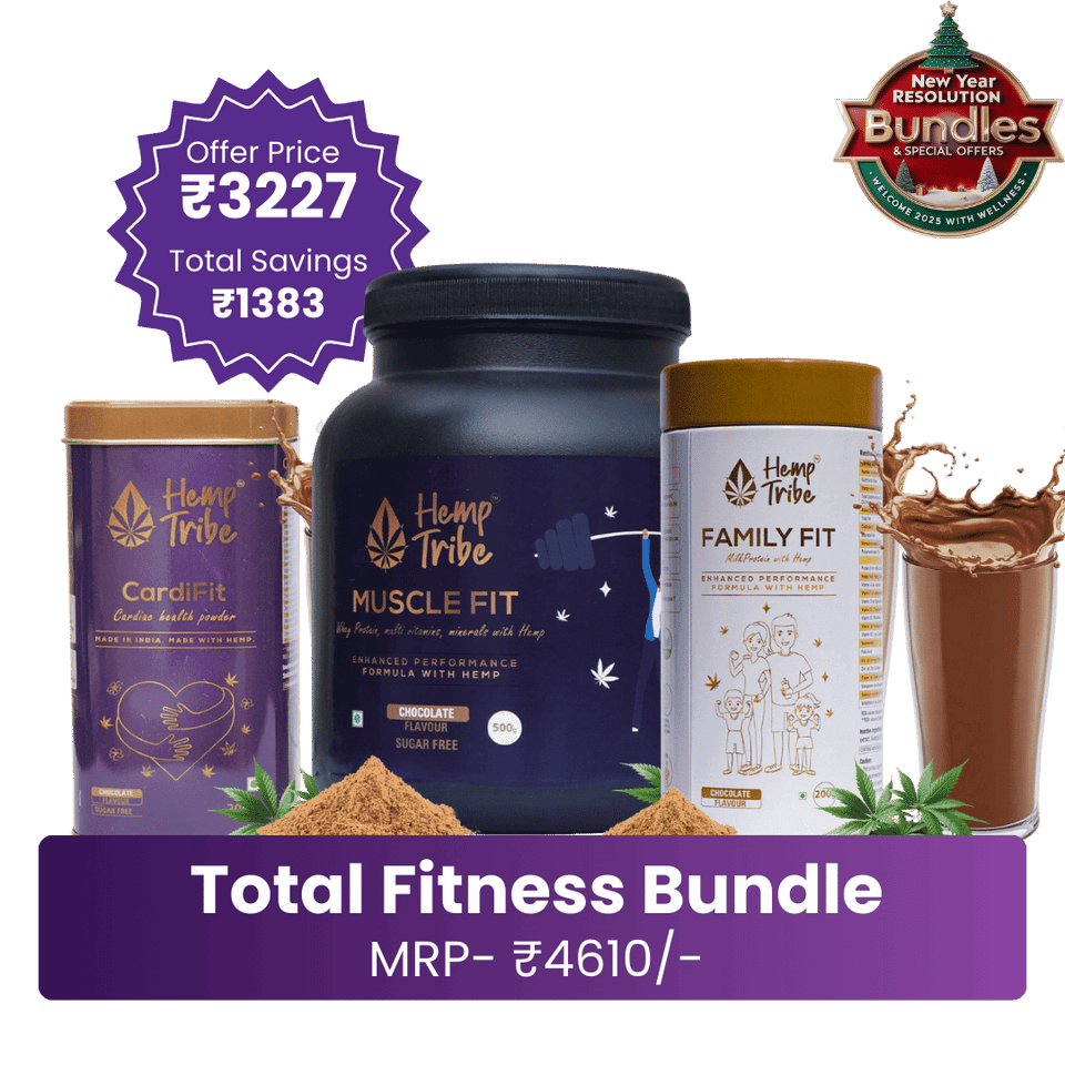 Hemp Tribe Total Fitness BundleFitness BundleHemp Tribe Fitness Bundle - Hemp Supplement | Health, Energy