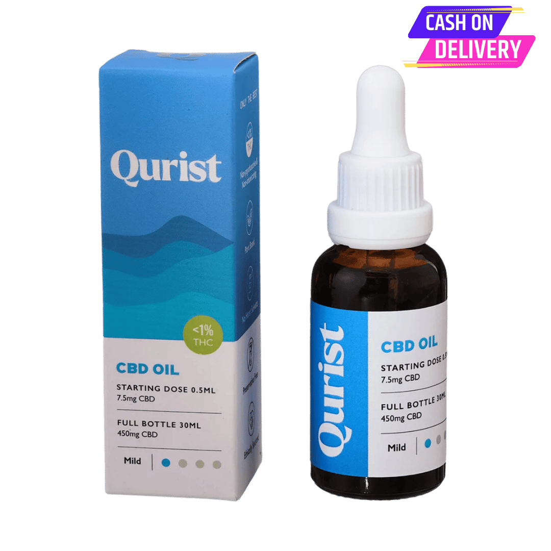 Qurist CBD Oil - Mild 450mg - CBD Store India