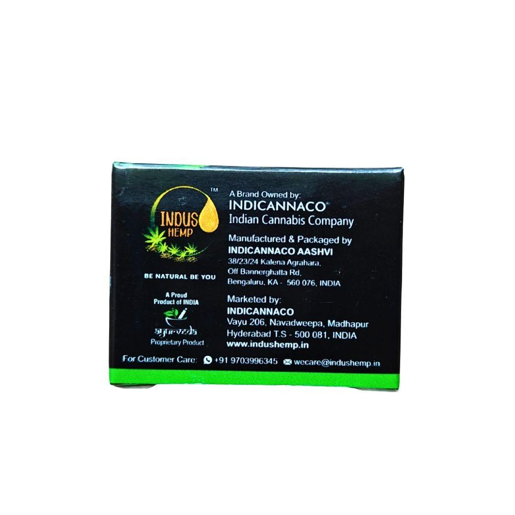 Indus Hemp Lip Balm | Liquorice & Ginger Mint | SPF 15 Lightens Dark/Nicotine Lips & Freshens Breath.