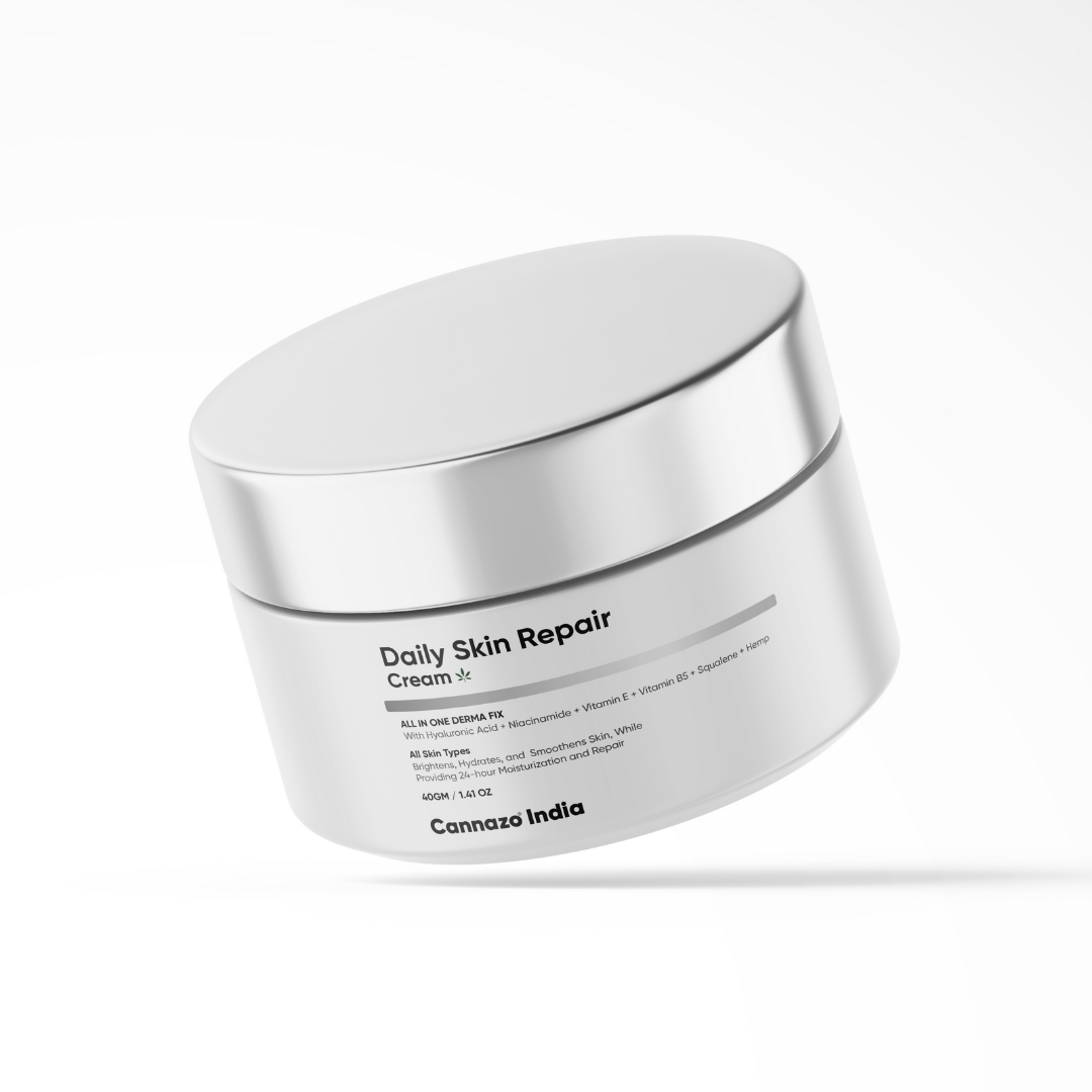 Cannazo Daily Skin Repair Cream | Hydration, Repair & Glow Formula.