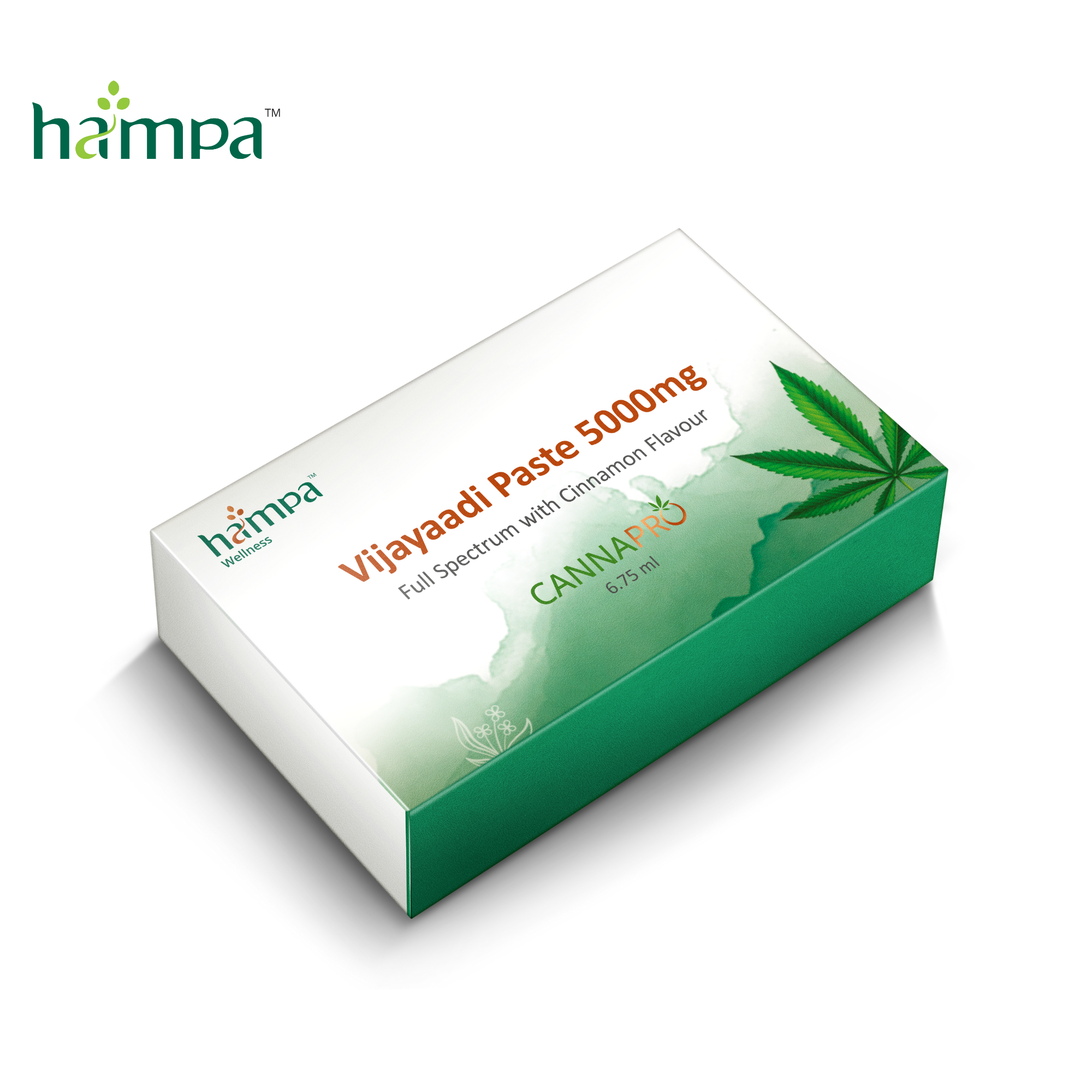 Hampa Vijayaadi Paste 5000mg High-Strength Cannabis Paste for Chronic Pain (RSO)- Cinnamon Flavour.