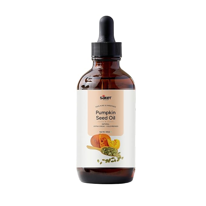 Saket Foods Pumpkin Seed Oil - Cold Pressed Oil | Pure & Unrefined