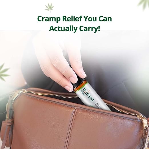 Hampa Intense Cramping Relief Roll On | Roll-On for Menstrual Cramp and Period PainRoll On