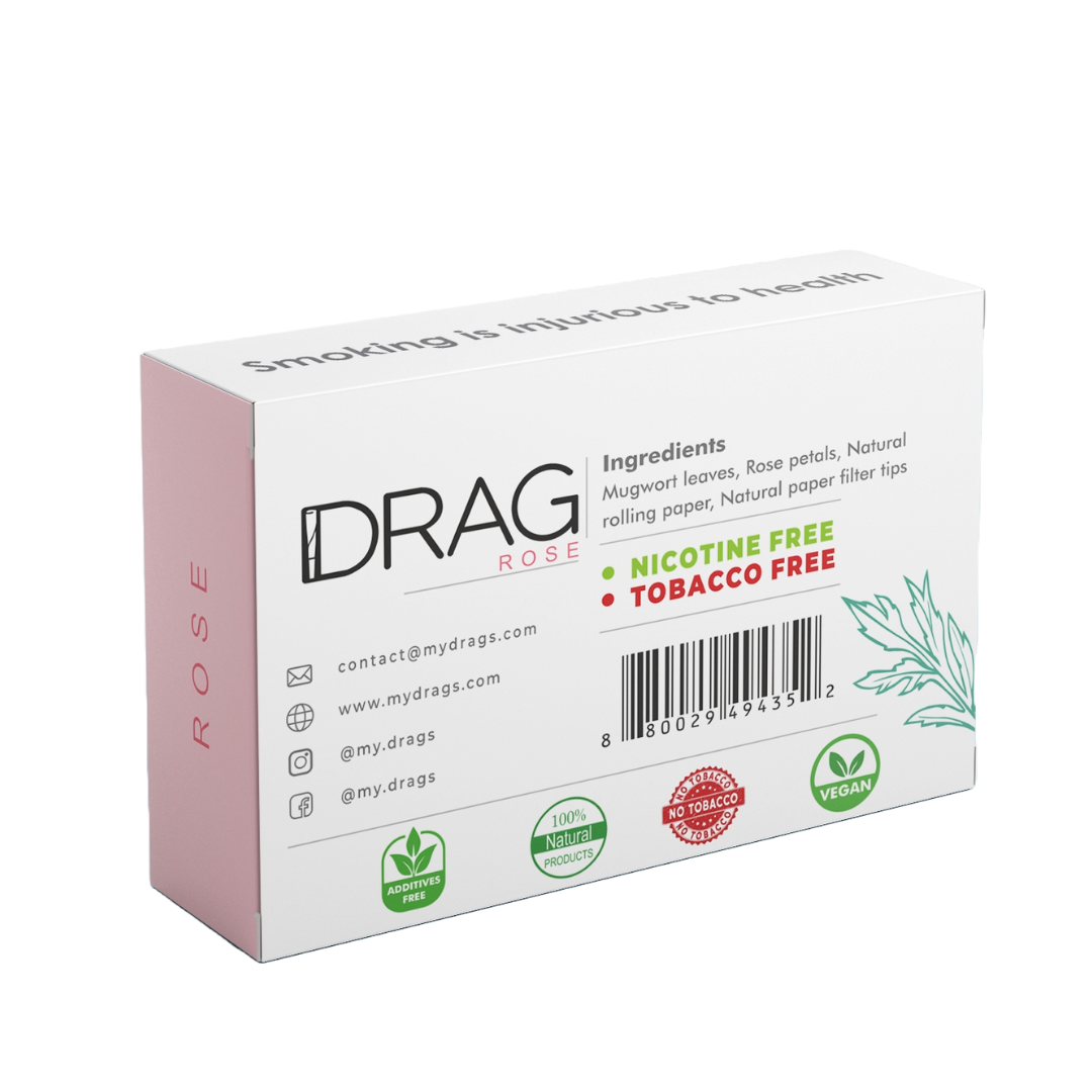 Drag Blue Pea - Herbal Preroll | Mugwort & Blue Pea Petals | Tobacco-Free & Nicotine-Free