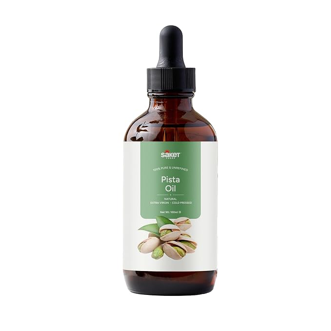 Saket Foods Pista Oil - Cold Pressed Oil | Pure & Unrefined Pistachio