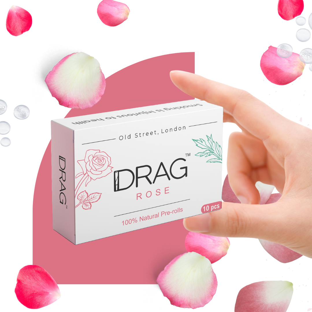 Drag Blue Pea - Herbal Preroll | Mugwort & Blue Pea Petals | Tobacco-Free & Nicotine-Free