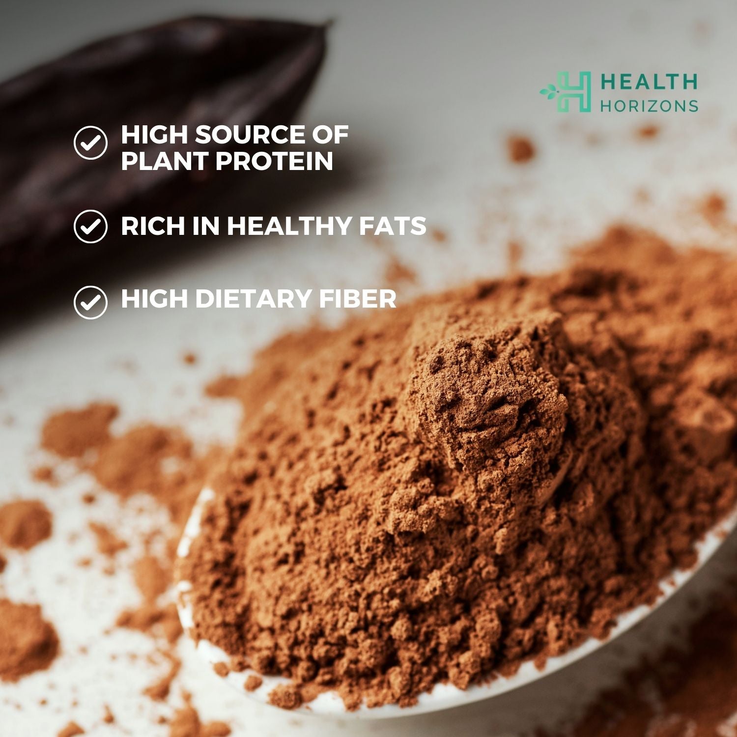 Health Horizons Hemp Protein Powder- Chocolate Flavour - CBD Store India