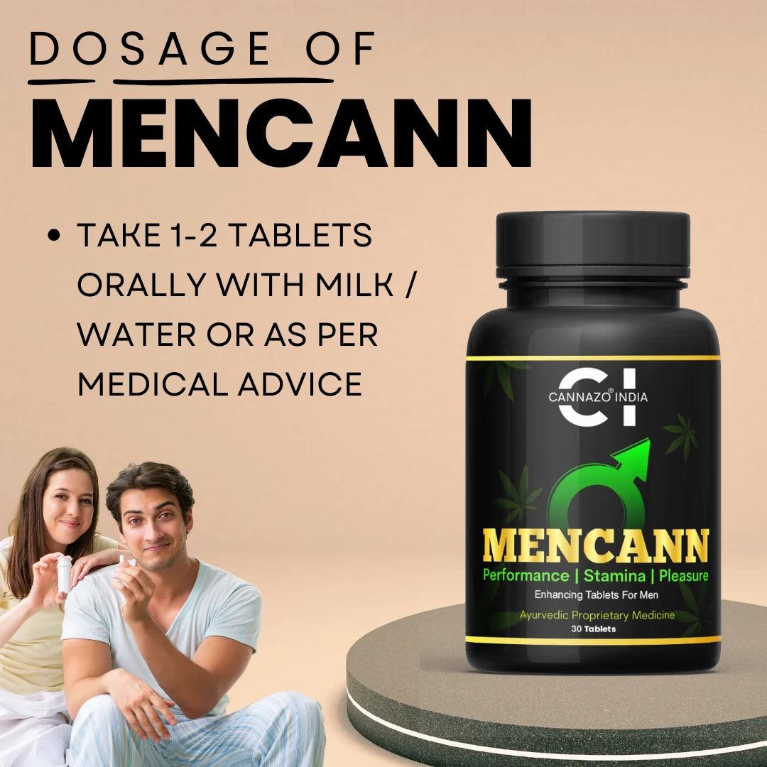 Cannazo- Mencann Tablets (Sexual Booster For Men)TabletsMencann Tablets - Ayurvedic Sexual Wellness | Boost Vitality