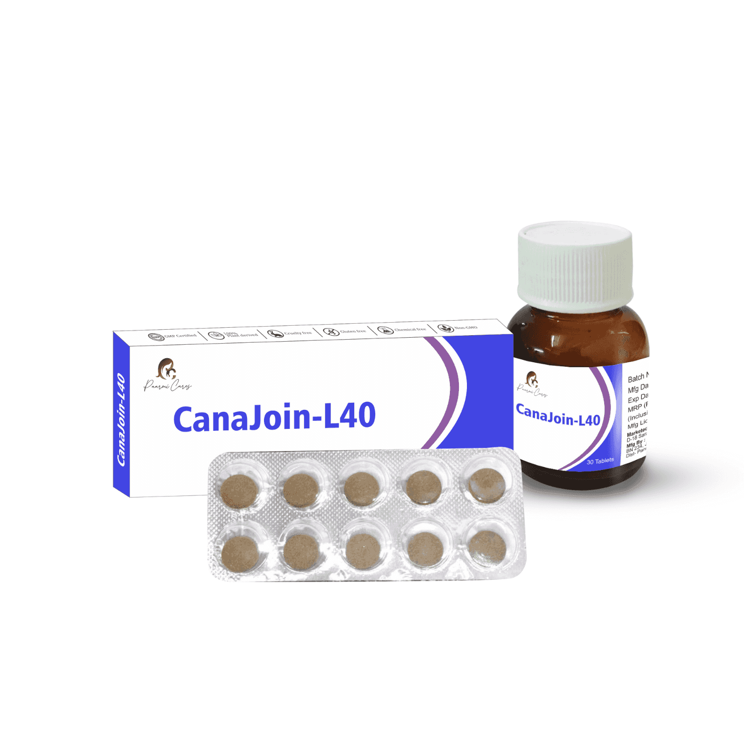 Paarmi Cares- CanaJoin-L40 Medical Cannabis Pills (For Rheumatic Pain).