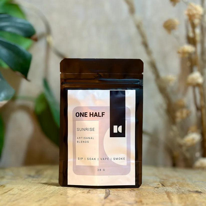 One Half - Sunrise 28g | Herbal Smoking Blend.