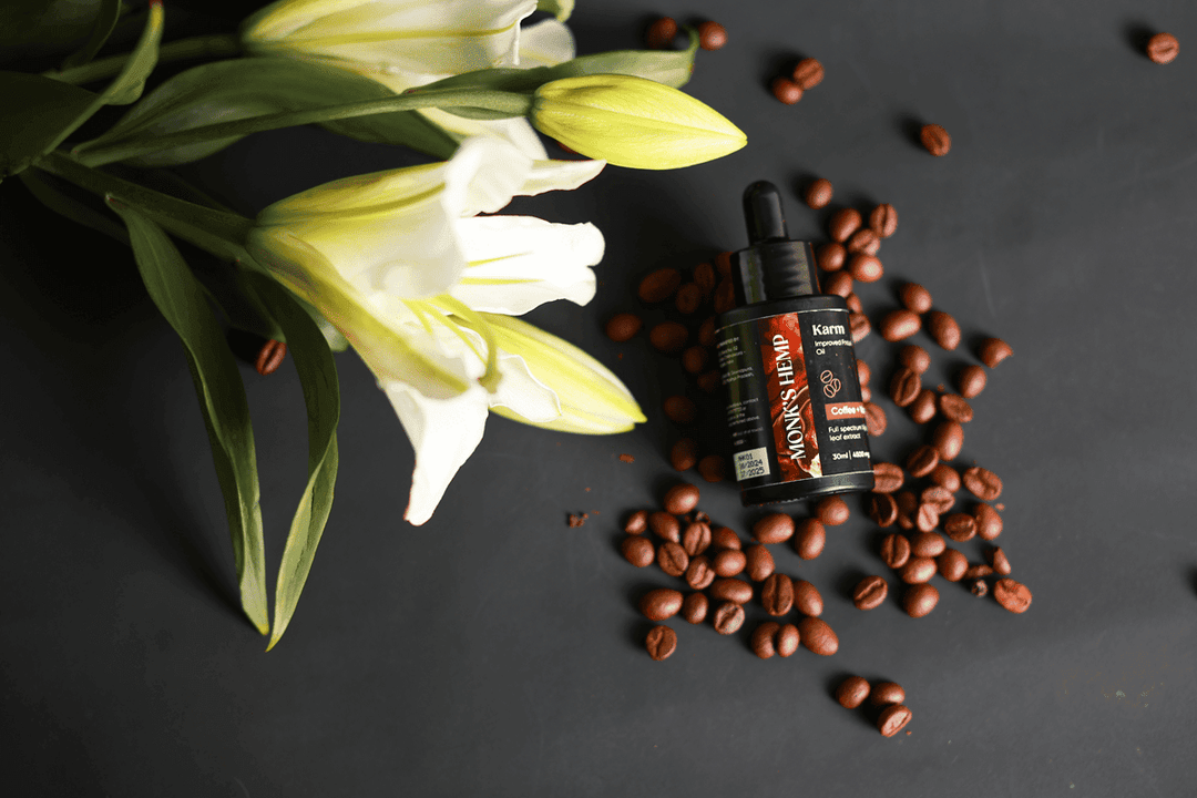 Monk's Hemp Karm (10:1) Improved Focus CBD Oil - Coffee Vanilla FlavorCBD + THC OilImproved Focus CBD Oil - Hemp Coffee Vanilla | Serenity Blend