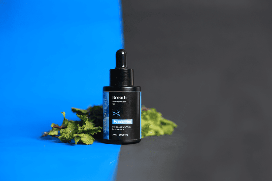 Monk's Hemp- Breath (10:1) Pain Relief CBD Oil - Peppermint FlavorCBD + THC OilCBD Oil Peppermint - Pain Relief | Full Spectrum Monk's Hemp