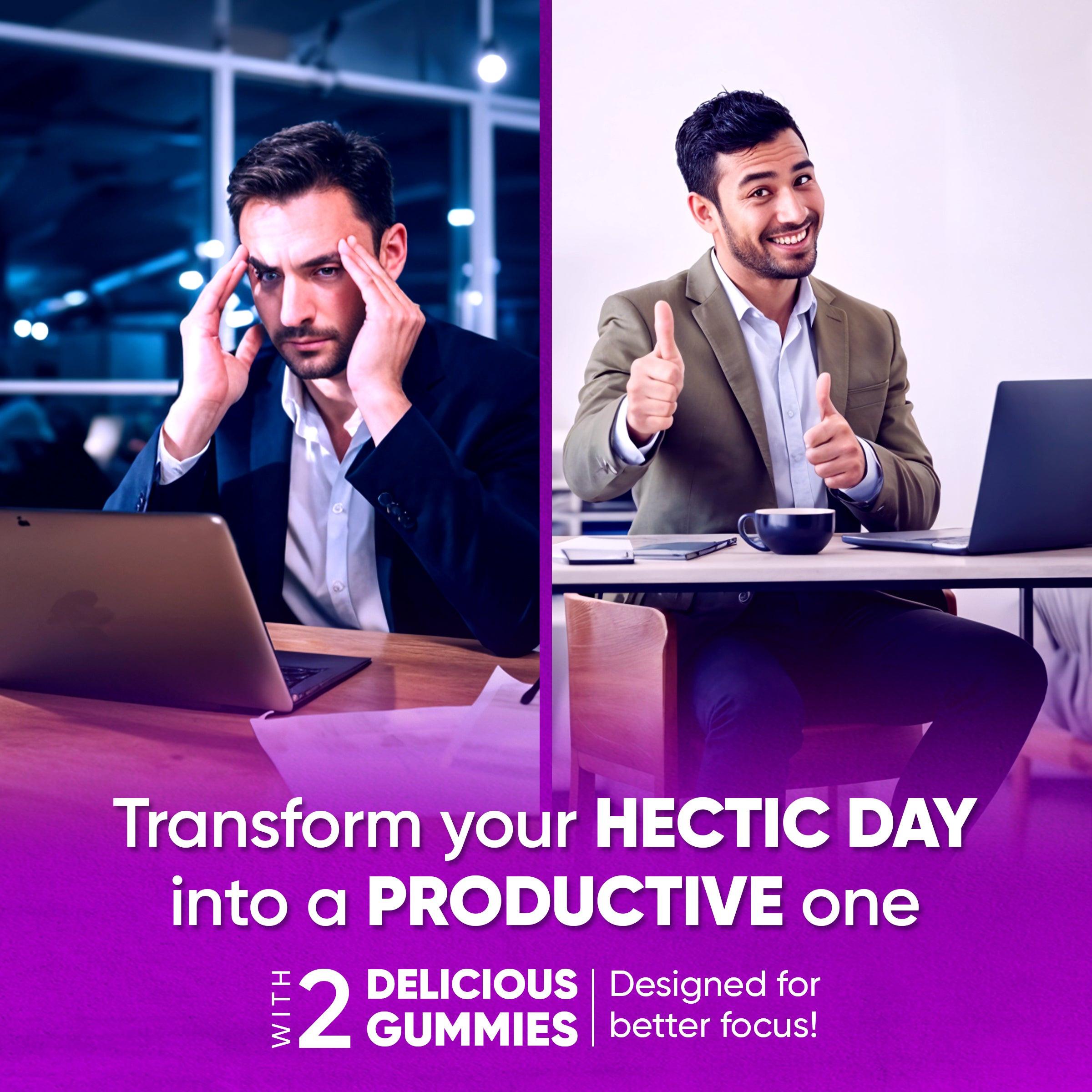 Auraika Nutrition Lion’s Mane Mushroom Gummies |  Supports Cognitive Function, Memory & Clarity.