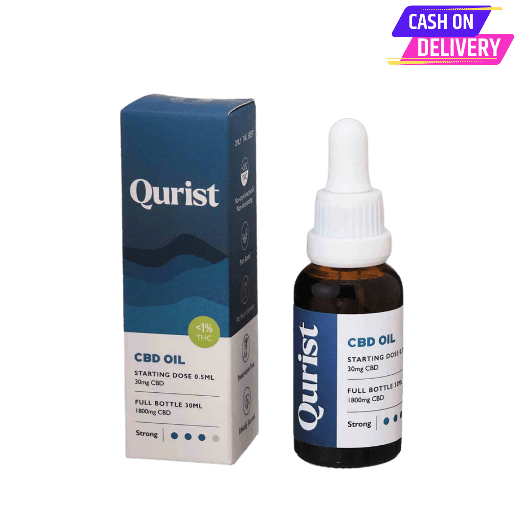 Qurist CBD Oil - Strong 1800mg - CBD Store India