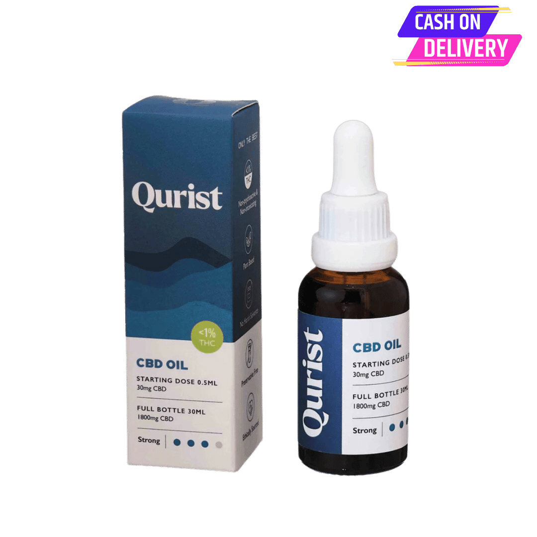 Health Care - Qurist CBD Oil - Strong 1800mg